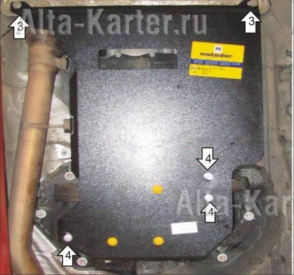 Купить запчасть MOTODOR - 10207 Защита для КПП, РК BMW X6 E71 2008-2014
