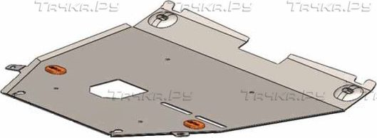 Купить запчасть ALFECO - ALF5712AL Защита алюминиевая для картера и КПП Changan CS55 Plus 2021-2023