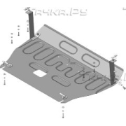 Купить MOTODOR 50904 Защита для картера и КПП Kia Sportage III (SL Стандарт) 2010-2015