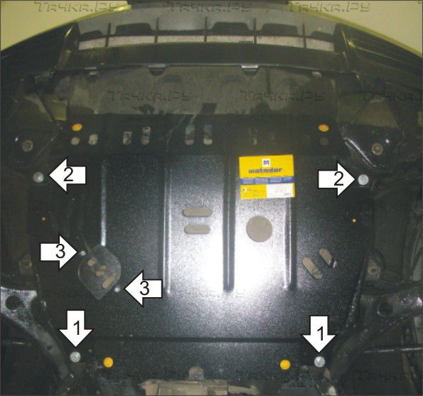 Купить запчасть MOTODOR - 05005 Защита усиленная для картера, КПП Lexus RX 300, 330, 350, 400h II 2003-2009