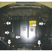 Купить MOTODOR - 05005 Защита усиленная для картера, КПП Lexus RX 300, 330, 350, 400h II 2003-2009
