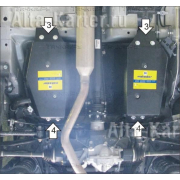 Купить MOTODOR 12403 Защита для бензобака Suzuki Grand Vitara III 2005-2015