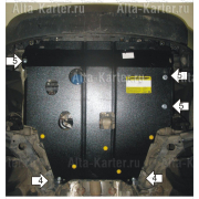 Купить MOTODOR - 01031 Защита для двигателя, КПП Kia Soul I 2011-2013