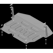 Купить MOTODOR 72501 Защита для картера, КПП Toyota Corolla Fielder 2013-2018