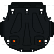 Купить ALFECO ALF2495 Защита для радиатора Toyota Land Cruiser 200 2015-2021