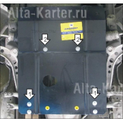 Купить MOTODOR - 00205 Защита для картера, КПП BMW 3-серия E36 1990-2001