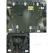 Купить MOTODOR 00709 Защита для картера, КПП Ford Mondeo III 2001-2007