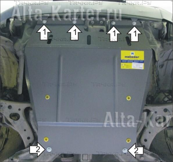 Купить запчасть MOTODOR - 02518 Защита для картера, КПП Toyota RAV4 II 2000-2006