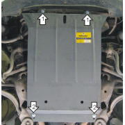 Купить MOTODOR - 02713 Защита для картера и КПП Audi A4 B7 седан, универсал 2002-2007