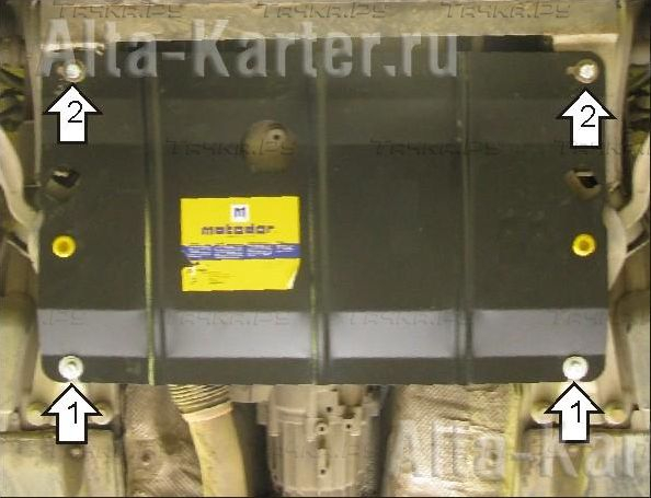 Купить запчасть MOTODOR - 00123 Защита для КПП Audi A4 B6 (Quattro) 2003-2008