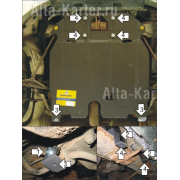 Купить MOTODOR - 06002 Защита для картера, КПП Rover 214 1996-2000