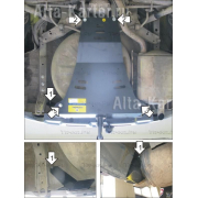 Купить MOTODOR - 01440 Защита для заднего бампера Nissan X-Trail T31 2007-2014