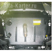 Купить MOTODOR - 04205 Защита для двигателя, КПП, МФ Geely Emgrand X7 2013-2023