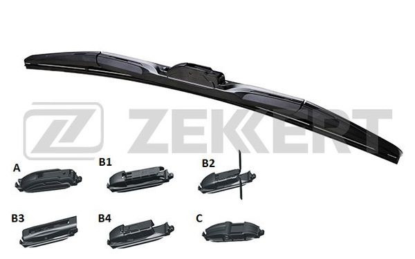 Купить запчасть ZEKKERT - HW5501 Щетка стеклоочистителя гибридная