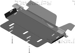 Купить запчасть MOTODOR - 13224 Защита для картера и КПП Land Rover Defender 2007-2016