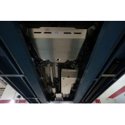 Купить АВС-Дизайн 0920ABC Защита алюминиевая для картера, КПП и РК Honda CR-V IV 2012-2015 (3 части)