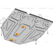 Купить ALFECO ALF2306AL4 Защита алюминиевая для картера и КПП Suzuki SX4 I 2006-2013