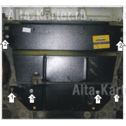 Купить MOTODOR - 01617 Защита для двигателя, КПП Peugeot 807 2002-2006