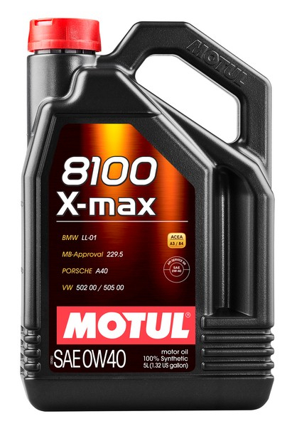 Купить запчасть MOTUL - 0W408100XMAX5L 8100 X-MAX 0W-40