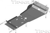 Купить запчасть MOTODOR - 12516 Защита для картера, ПД и КПП Toyota Land Cruiser Prado 150 2009-2023