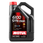 Купить MOTUL - 5W406100SYNCLEAN5L 6100 SYN-CLEAN 5W-40