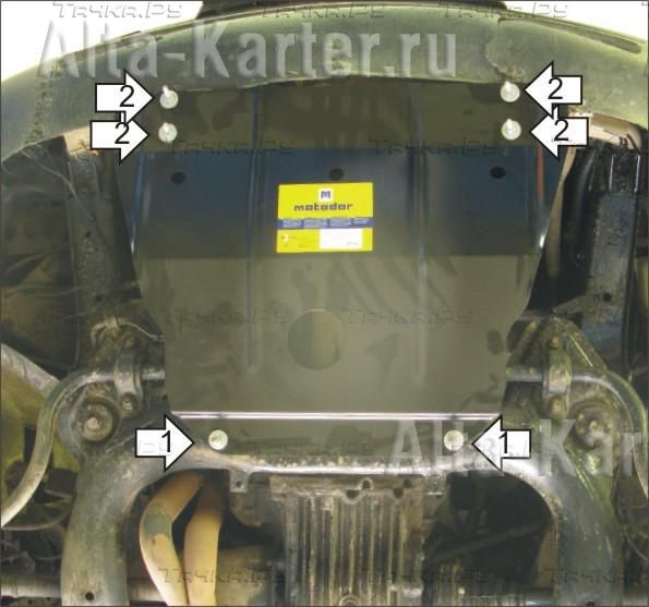 Купить запчасть MOTODOR - 00102 Защита для картера Audi 100 С4 1990-1994