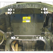Купить MOTODOR 00102 Защита для картера Audi 100 С4 1990-1994