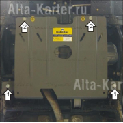 Купить MOTODOR - 09007 Защита для картера, КПП Chery Kimо S12 2007-2014