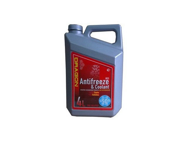 Купить запчасть S-OIL SEVEN - DAFRED04 DRAGON RED ANTIFREEZE&COOLANT -50*C