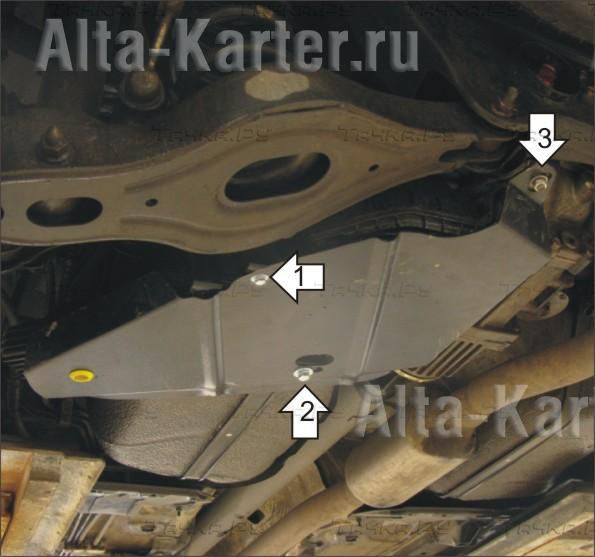 Купить запчасть MOTODOR - 01615 Защита (кожух) для топливного фильтра Peugeot 4007 2007-2011