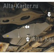 Купить MOTODOR - 01615 Защита (кожух) для топливного фильтра Peugeot 4007 2007-2011