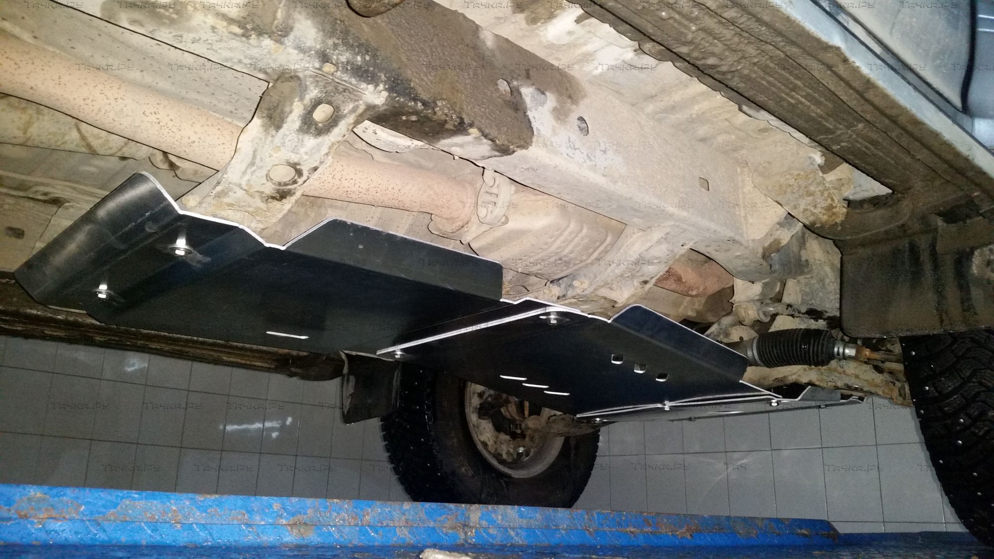 Купить запчасть ALFECO - ALF24111 Защита для КПП и раздатки Toyota Land Cruiser Prado 95 3дв. 1996-2002