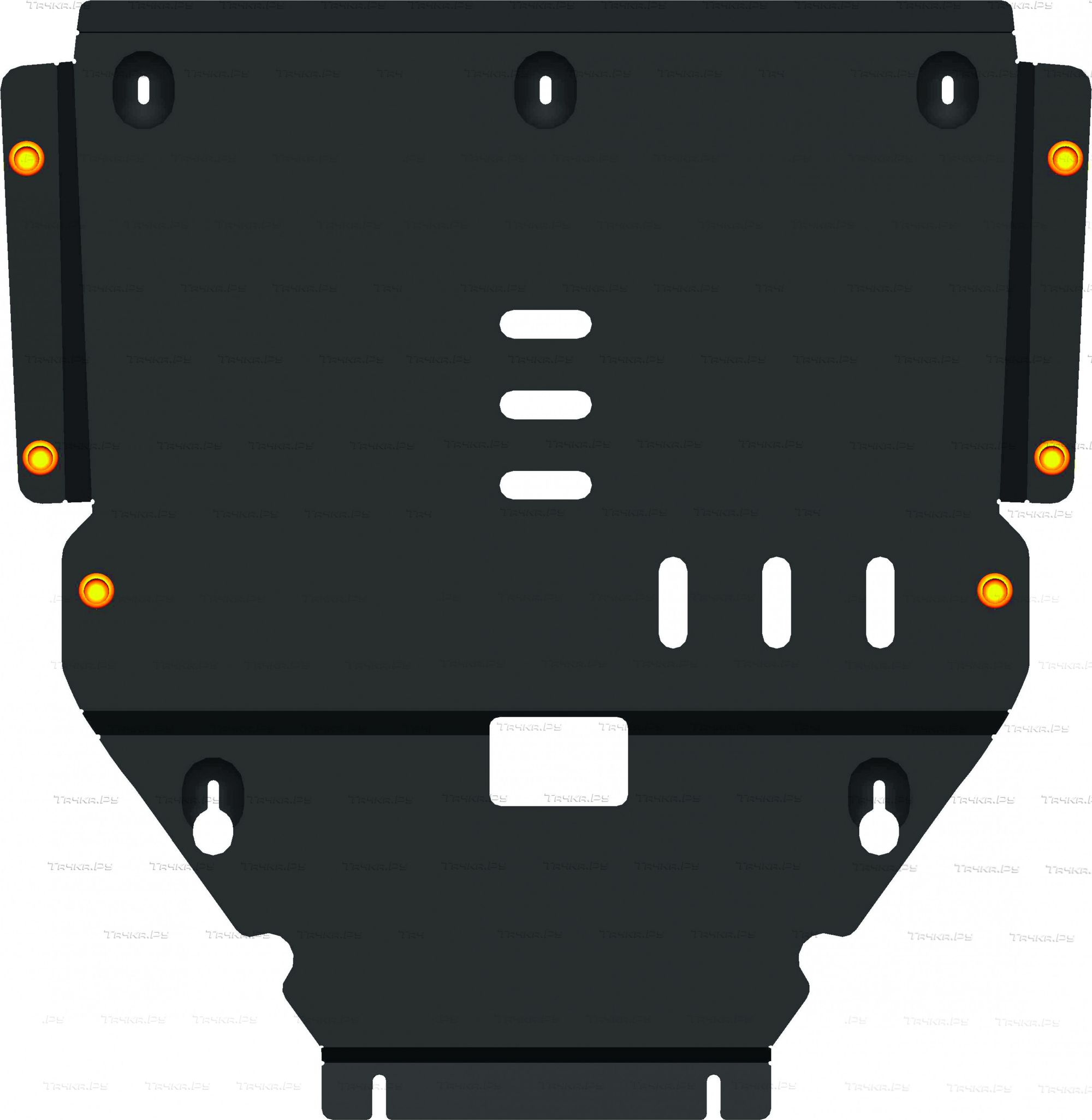 Купить запчасть ALFECO - ALF3614 Защита для картера и КПП Mercedes-Benz GLA-Класс X156 2014-2020