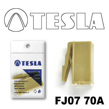 Купить TESLA - FJ0770A Предохранитель картриджного типа FJ07 70А