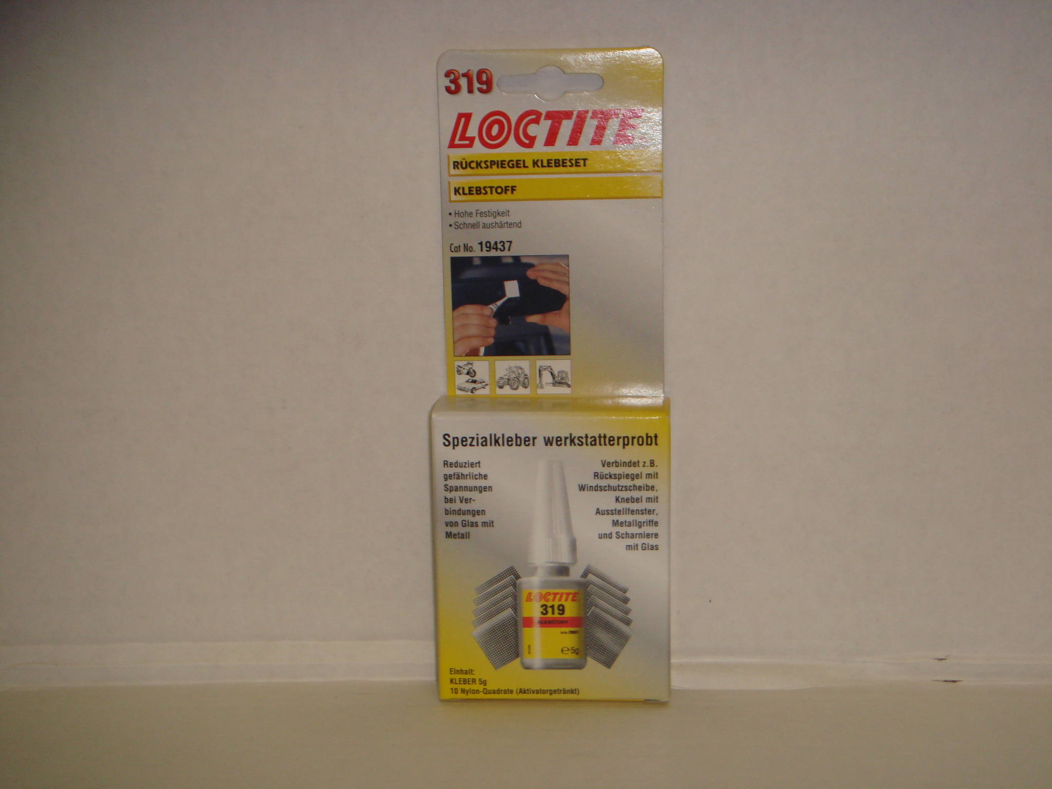 Купить LOCTITE - 229972 Набор для приклеивания зеркала заднего вида 5 г + 10 нейл. пл.